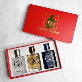 GIORGIO ARMANI ACQUA DI GIO 3*30 ml ชุดน้ำหอมสำหรับผู้ชาย 3 in 1.