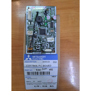 E22L37452 แผงรับสัญญาณรีโมทแอร์ Mitsubishi Electric ตัวรับสัญญาณแอร์มิตซูบิชิ รุ่น MS-GK13VA-T1