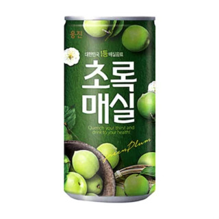 น้ำบ๊วยเกาหลี Woongjin Green Plum Drink 초록매실 180ml