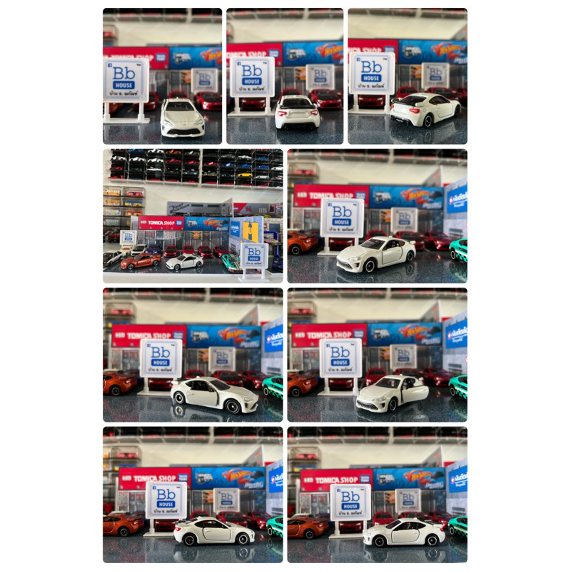 MODEL TOMICA VEHICLE : TOYOTA 86 WHITE