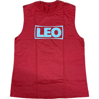 เสื้อยืดคอกลมลีโอ(Leo)/เสื้อสวัสดีปีลีโอ/2565/เสื้อโลโก้ลีโอ Leo