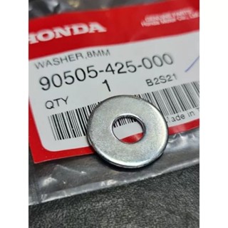 แหวนรองขายึดจานเบรก HONDAทุกรุ่น แหวนรอง 8มม 90505-425-000