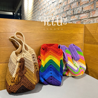 [🌻สินค้าพร้อมส่ง🌻]กระเป๋าถัก 🌈Mini Simple Bag💖 By.Jynaa