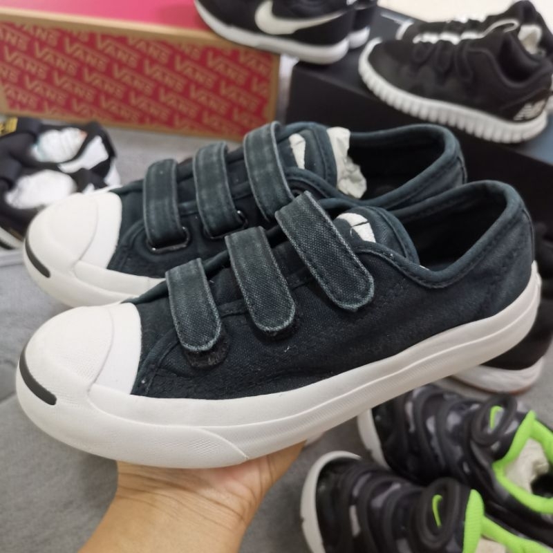 18.5 cm/รองเท้า​เด็ก​ Converse Jack​Purcell มือสอง​สภาพ​ดี​