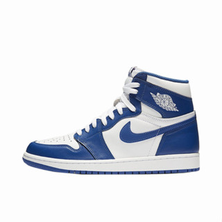 ของแท้ 100% Nike AIR JORDAN 1 Retro Storm Blue  พร้อมส่ง