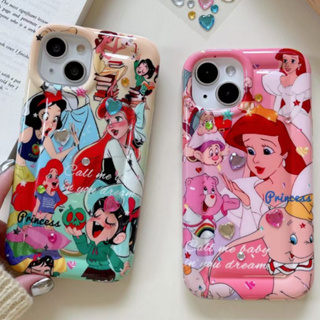 🎁ส่งของขวัญ🎁เคสไอโฟน สำหรับ 11 14 for iPhone Case 13 12 Pro Max น่ารัก ตลก เจ้าหญิง กันกระแทก เคสนิ่ม เคสโทรศัพท์