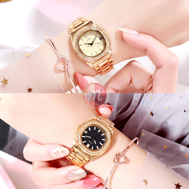 GEDI 3084 สวย ของแท้ 100% นาฬิกาแฟชั่น นาฬิกาข้อมือผู้หญิง