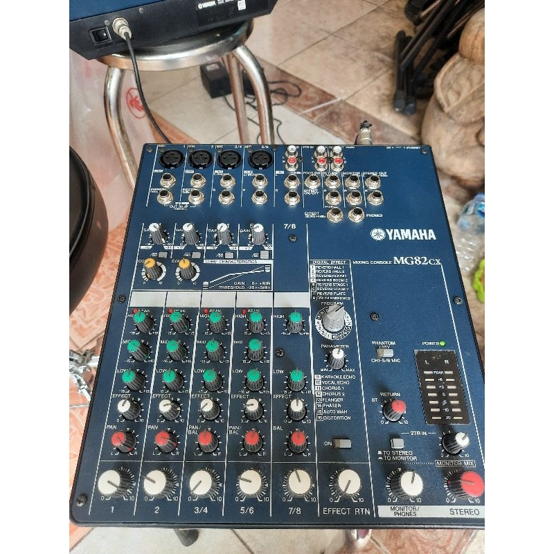 มิกเซอร์ YAMAHA  MG 82CX ของแท้ made in Indonisia สภาพดี ใช้งานปกติ