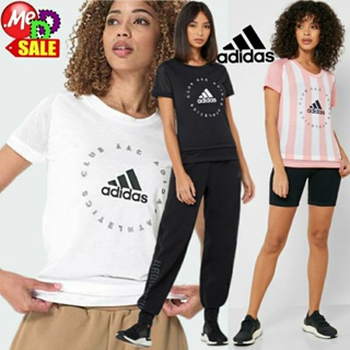 Adidas-ใหม่ เสื้อยืดแทรกผ้าตาข่ายใส่ออกกำลังกาย/ลำลอง ADIDAS SLIM GRAPHIC WITH MESH TEE FI6746 FL1841 FL1840