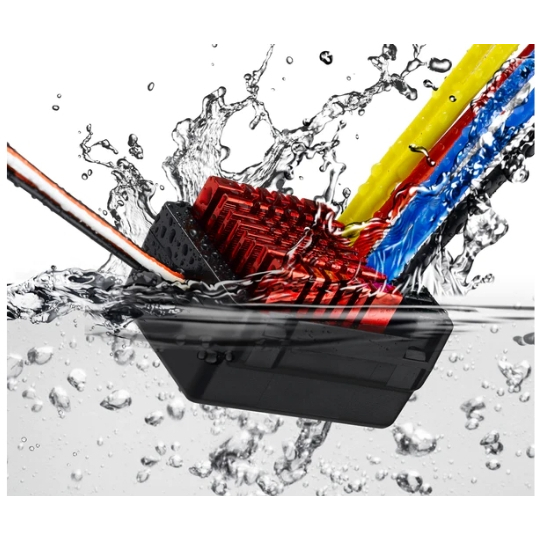 Hobbywing  QUICRUN WP 880 Dual Brushed ESC (2-4S) 80A Suitable for 1:8 / 1:10 All purpose Water-proof and dust-proof for