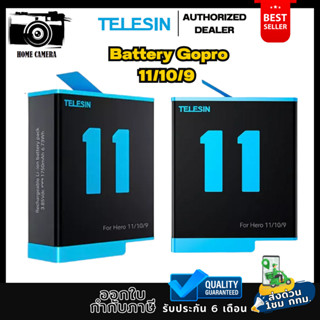 Telesin แบตเตอรี่ สำหรับ GOPRO 11/10/9