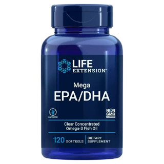 Life Extension Omega Foundations Mega EPA/DHA (Molecularly Distilled) 120 Softgels