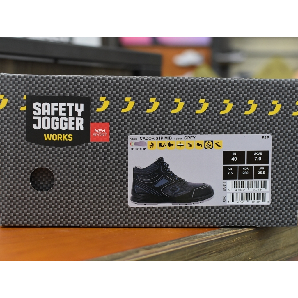 SAFETY JOGGER حذاء سلامة CADOR S1P MID بمقدمة فولاذية — صورة 8