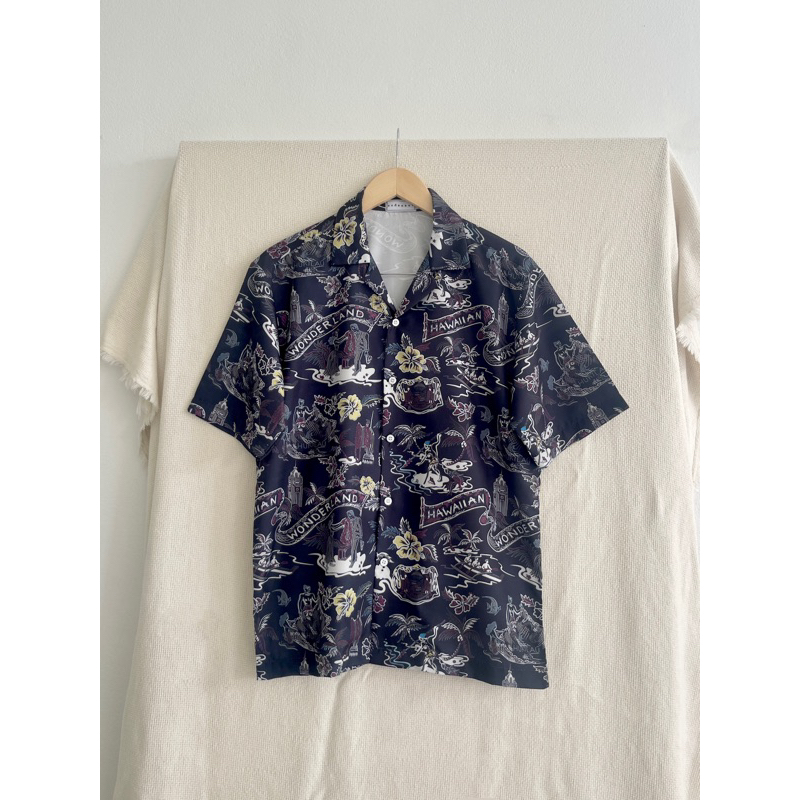 เสื้อฮาวายลาย "Hawiian" (ผ้าอิตาลี)