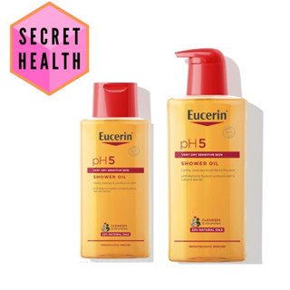 ((โฉมใหม่ ของแท้ร้านยา)) Eucerin SHOWER OIL ครีมอาบน้ำผสมน้ำมัน