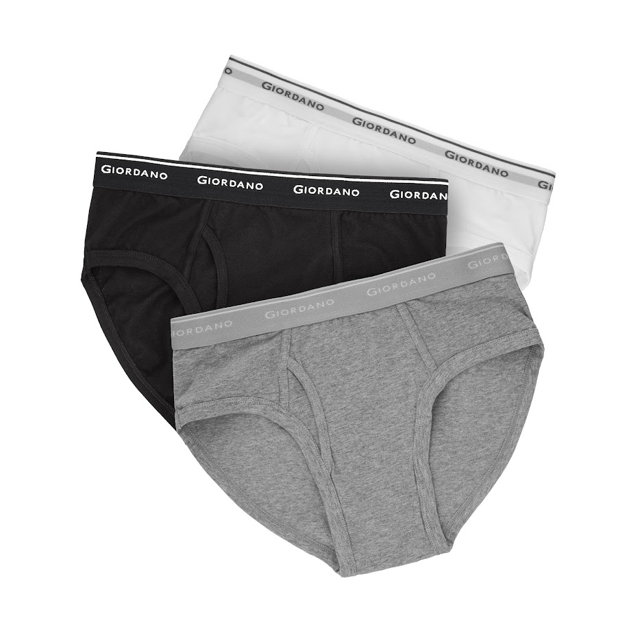 กางเกงในชาย Giordano Men กางเกงในผ้าฝ้าย ผ้านิ่ม กางเกงในผู้ชาย จิออดาโน่แบรนด์แท้ เนื้อผ้าฝ้ายระบายอากาศดี