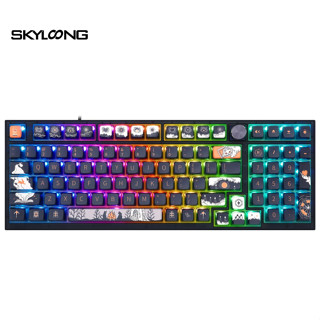 SKYLOONG GK980 LITE GASKET/ 98คีย์ with KNOB/ABS Case-ALU Top Case/TRIPPLE MODE