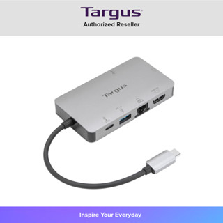 Targus อะแดปเตอร์แปลงสัญญาณ USB-C 4K HDMI/VGA Docking Station with 100W k w/ PD (DOCK419AP)