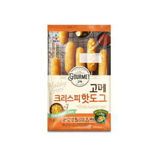 [1 แถม 1] CJ โกร์เมต คอร์นด็อก เกาหลี 400 กรัม GOURMET CRISPY CORNDOG 400G