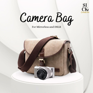 กระเป๋ากล้อง กระเป๋าเก็บกล้อง กระเป๋าใส่กล้องถ่ายรูป สำหรับ Mirrorless DSLR CAMERA BAG ( M80 Bag )