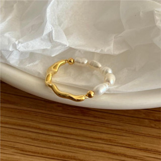 White Daisy Alena Pearl Ring (แหวน)