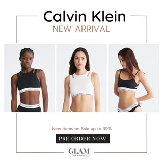 (Pre-แท้ 💯) รุ่นใหม่ Calvin Klein modern cotton Deconstructed Unlined bralette 🇺🇸