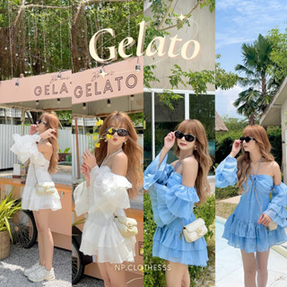 NP𓂃⋆｡ Gelato Dress 🌼🍋 - พร้อมส่ง! มินิเดรสลูกคุณหนุสำหรับสาวตัวเล็ก