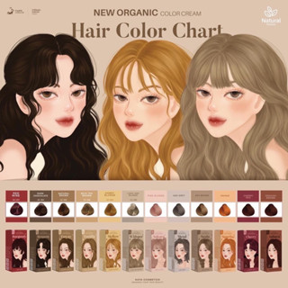 KOTA Color Cream สีย้อมผมออแกนิค ยาย้อมผม มี 9 เฉดสี 100 ml.