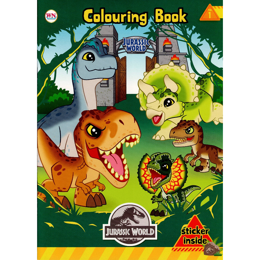 Jurassic World Colouring Book
