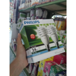 หลอดไฟทอร์นาโด PHILIPS 24w #แพ็คคู่ เดย์ไลท์