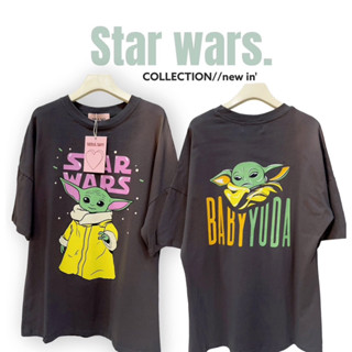 ♥️พร้อมส่ง♥️เสื้อยืด Baby Yoda oversize