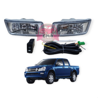 ไฟตัดหมอก  โคมใส โคมเหลือง ISUZU DMAX​ 2003-2006