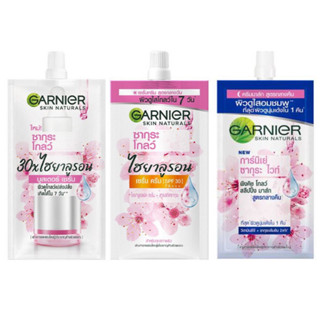 Garnier การ์นิเย่ ครีมซอง ซากุระโกลว์ ไฮยาลูรอน