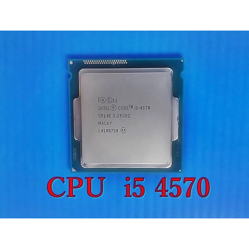 CPU ( ซีพียู ) INTEL CORE I5 4570 3.2 GHz ( LGA 1150 ) สินค้ามือสองสภาพดี รับประกัน 1 เดือน