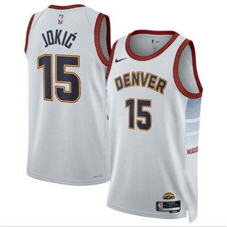 เสื้อบาสเกตบอล NBA, Nikola Jokic ทีม Denver Nuggets &amp;Swingman Jerseys (กล้ารับประกันคุณภาพ)