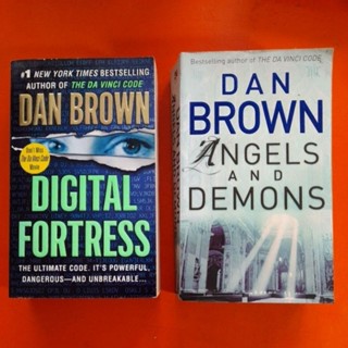 DAN BROWN digital fortress,angels and demons