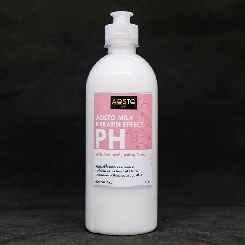 ✨AOSTO MILK KERATIN EFFECT PH✨น้ำนมเคราตินปรับสภาพผม RC82