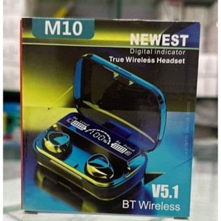 พร้อมส่ง ! หูฟังบลูทูธTWS-M10 BT V5.1 ระบบเสียงHiFiเบสหนัก รุ่นใหม่ล่าสุด