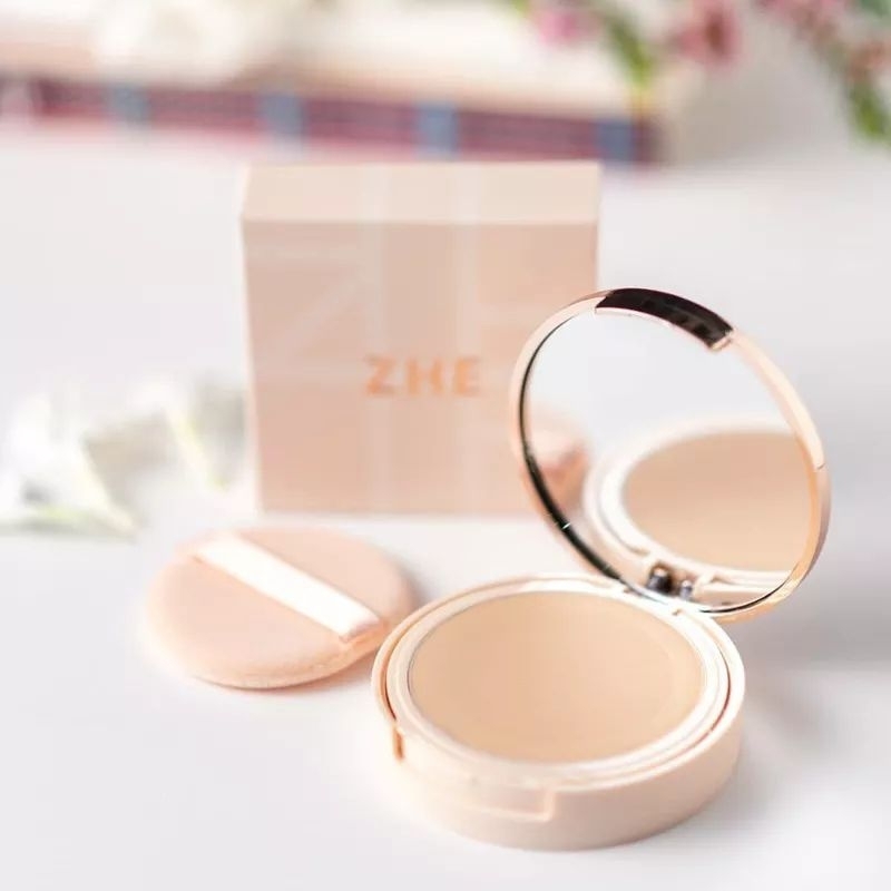 ZHE แป้งผสมรองพื้นมีวิตามิน E ช่วยกันแดด100%