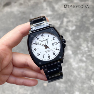 🎁CASIO STANDARD MTP-E715D-7A ของแท้ 100% พร้อมส่ง ประกัน 1 ปี