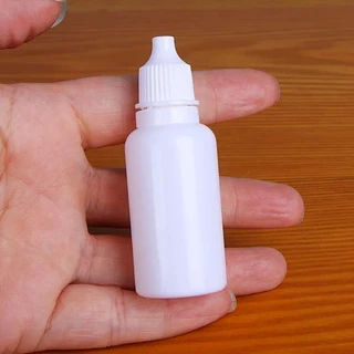 ขวดหยด (แพ็ค 10 ขวด) ขวดหยอดตา เนื้อหนา คุณภาพดี ขนาด 5 10 20 30 50ml. ฝาสีขาว Dropper Bottle