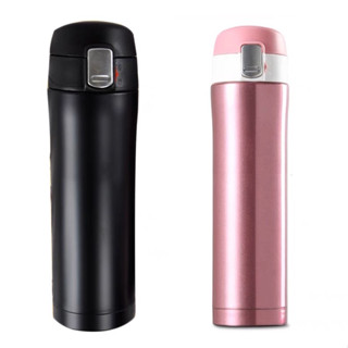 โปรถูกที่สุด กระบอกน้ำเก็บอุณหภูมิ ร้อน - เย็น ขนาด 500ml วัสดุ Stainless สเเตนเลส ขวดน้ำ กระบอกน้ำ ขวดน้ำเก็บอุณหภูมิ