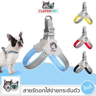 [พร้อมส่ง🇹🇭] DUOMM (2) สายรัดอก ระบายความร้อน สายรัดสุนัข สำหรับสุนัขและแมว Dog Harness Cleverpet