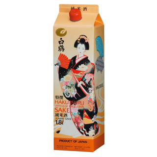 ฮาคุซุรุ สาเก เกรดจุนไม Hakutsuru Premium Junmai Cooking Sake JUnmaiสาเกปรุงอาหารเกรดจุนไม 1.8L