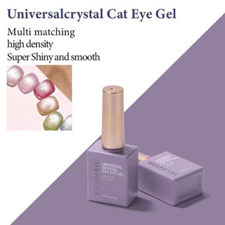 สีเจลทาเล็บ Vendeeni รุ่นใหม่ Universal Crystal Cat Eye Gel