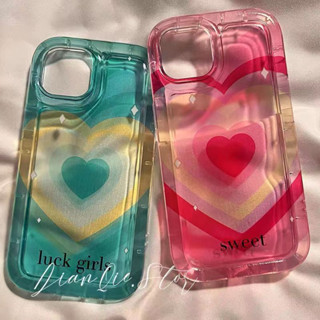 เคส สําหรับ iPhone 11 13 14 12 Pro Max 7 8 SE Plus XR X XS 6 เคสไอโฟน น่ารัก เคสโทรศัพท์มือถือ รักหัวใจ เคสโทรศัพท์