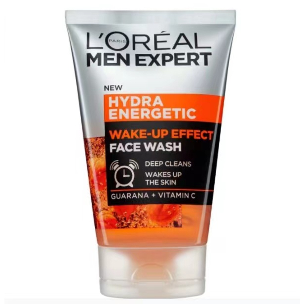 L'Oreal can wake up skin and wash milk, moisturizing men's hydrating moisturizing cleansing cream 100ml