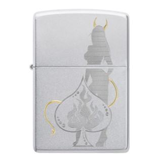 Zippo ไฟแช็กรุ่น 48658  Devilish Ace Design ของแท้ รับประกันตลอดชีวิต นำเข้าและจำหน่ายโดยตัวแทนจำหน่าย