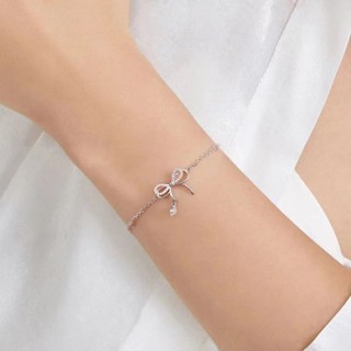 สร้อยข้อมือรูปโบว์ • Crystal Ribbon Bracelet