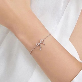 สร้อยข้อมือรูปโบว์ • Crystal Ribbon Bracelet